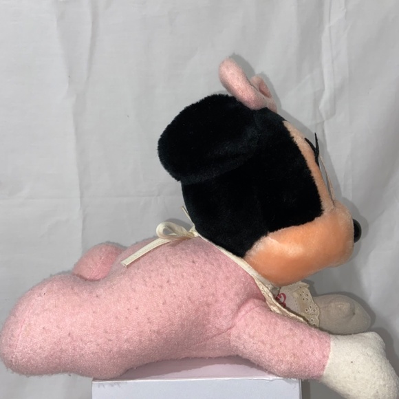 Vintage 1984 Disneyland Walt Disney World Plush Baby Crawling Minnie Mouse - Picture 3 of 5